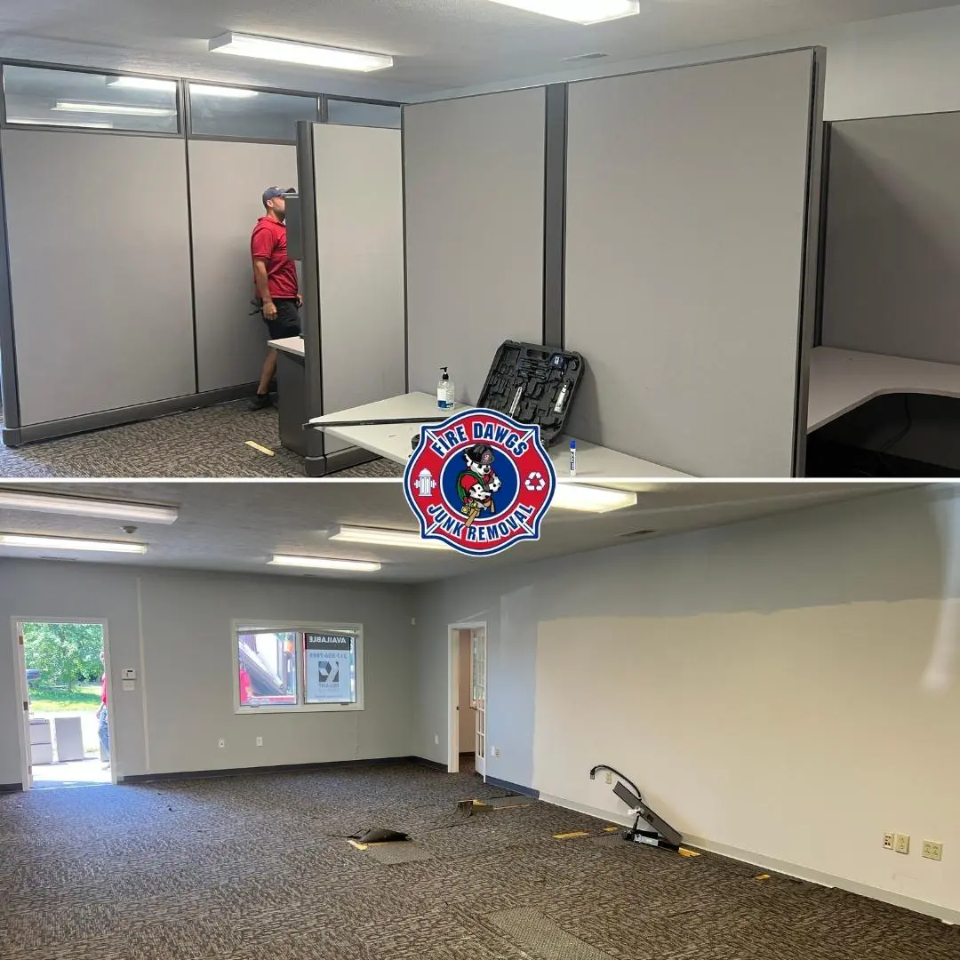 A Picture of an Office Furniture Removal