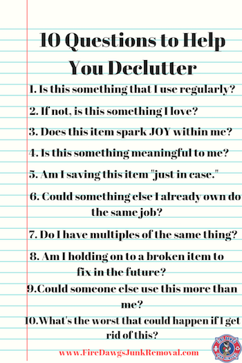 10 Questions to Help You Declutter