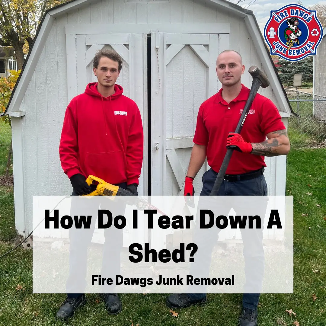 A Graphic for How Do I Tear Down A Shed