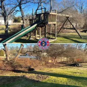 A Picture of Swing Set Removal Evansville