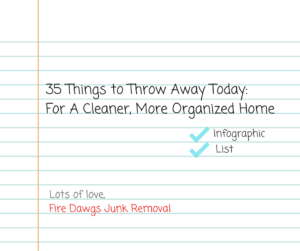 35 Things to Throw Away to Today 