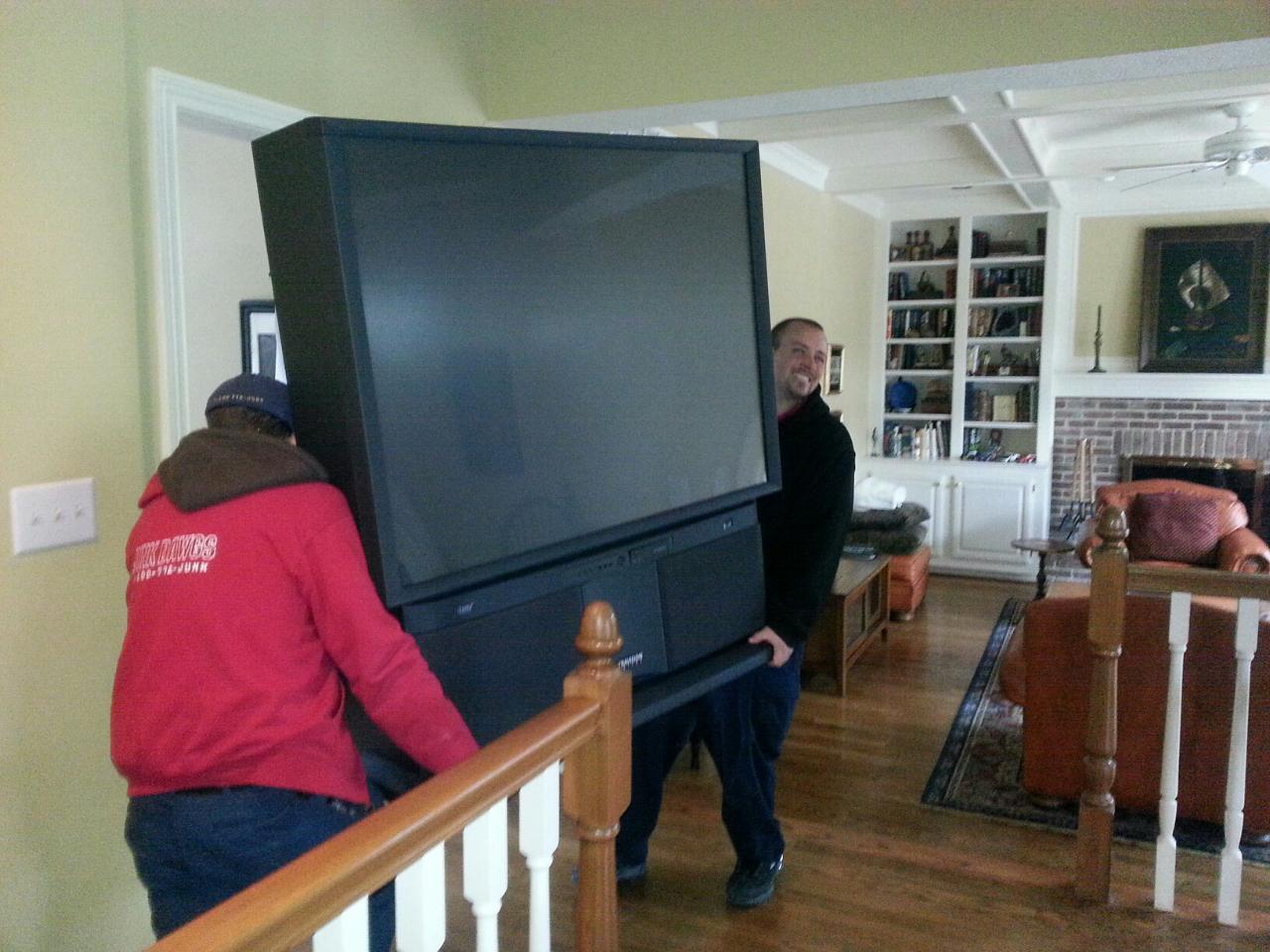 Fire Dawgs providing TV removal services in Indianapolis