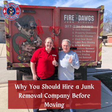 A Graphic for Hire a Junk Removal Company Before Moving