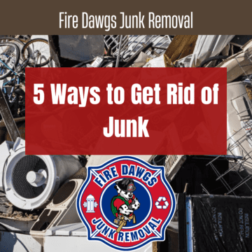 A Graphic of 5 Ways to Get Rid of Junk