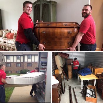 picture collage of furniture movers Indianapolis IN