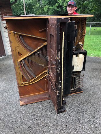 picture of Basement Piano Junk Removal in Indianapolis
