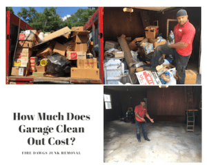 how much does garage clean out cost graphic 
