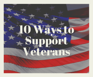 picture of ways to support veterans
