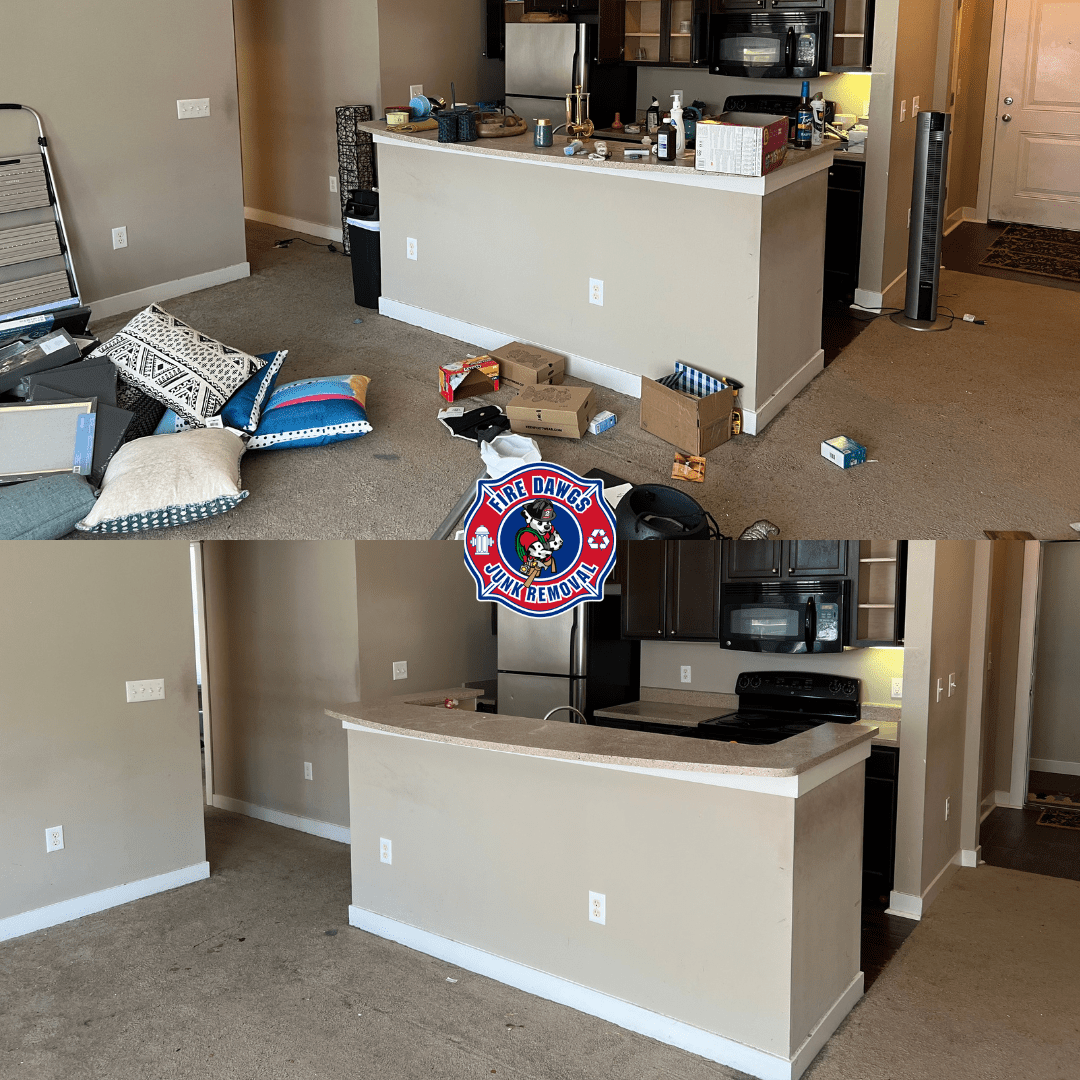 A Picture of an Apartment Cleanout in Houston