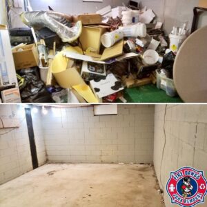 A Picture of a Basement Cleanout in Indianapolis