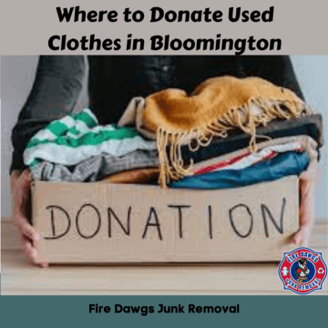 A Graphic for Where to Donate Used Clothes in Bloomington