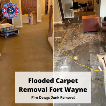 A Graphic for Flooded Carpet Removal in Fort Wayne