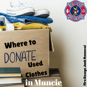 A Graphic for Where to Donate Used Clothes in Muncie