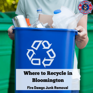 A Graphic for Where to Recycle in Bloomington