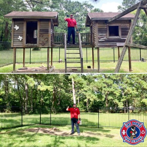 A Picture of Swing Set Removal Houston