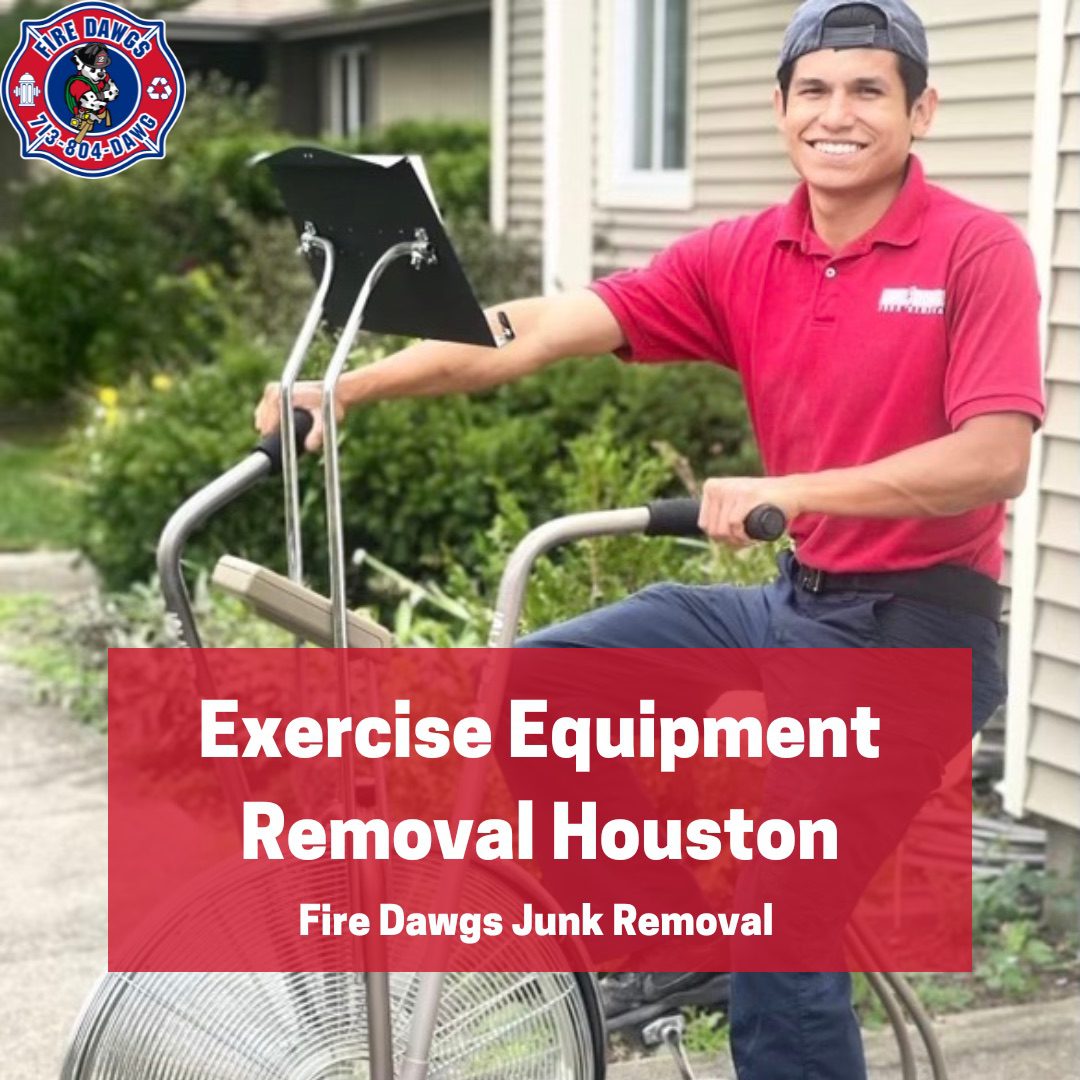 A Graphic of Exercise Equipment Removal Houston