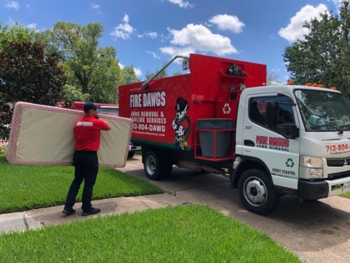 A Picture of Junk Removal in The Woodlands TX