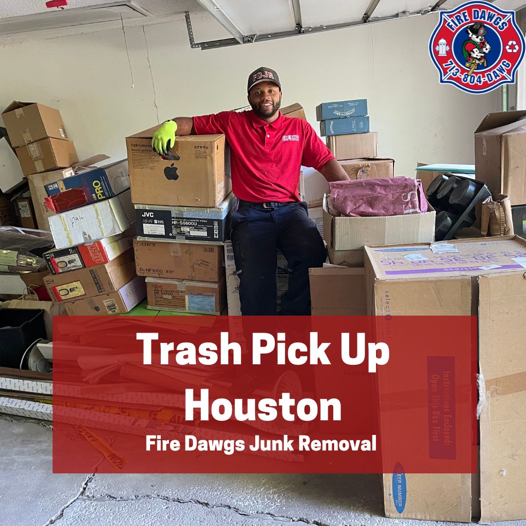 A Graphic for Trash Pick Up Houston