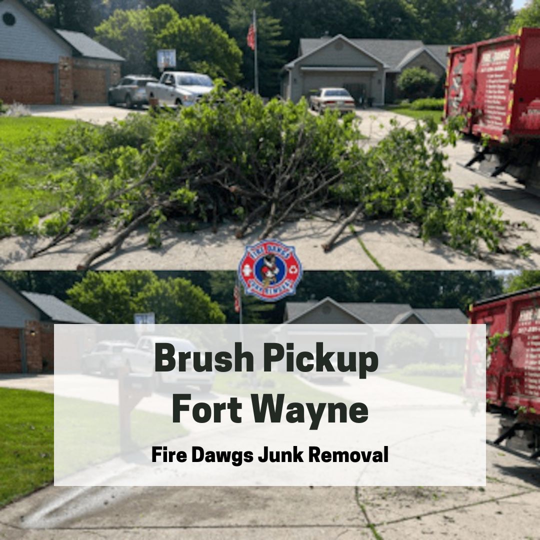 A Graphic of a brush pickup Fort Wayne