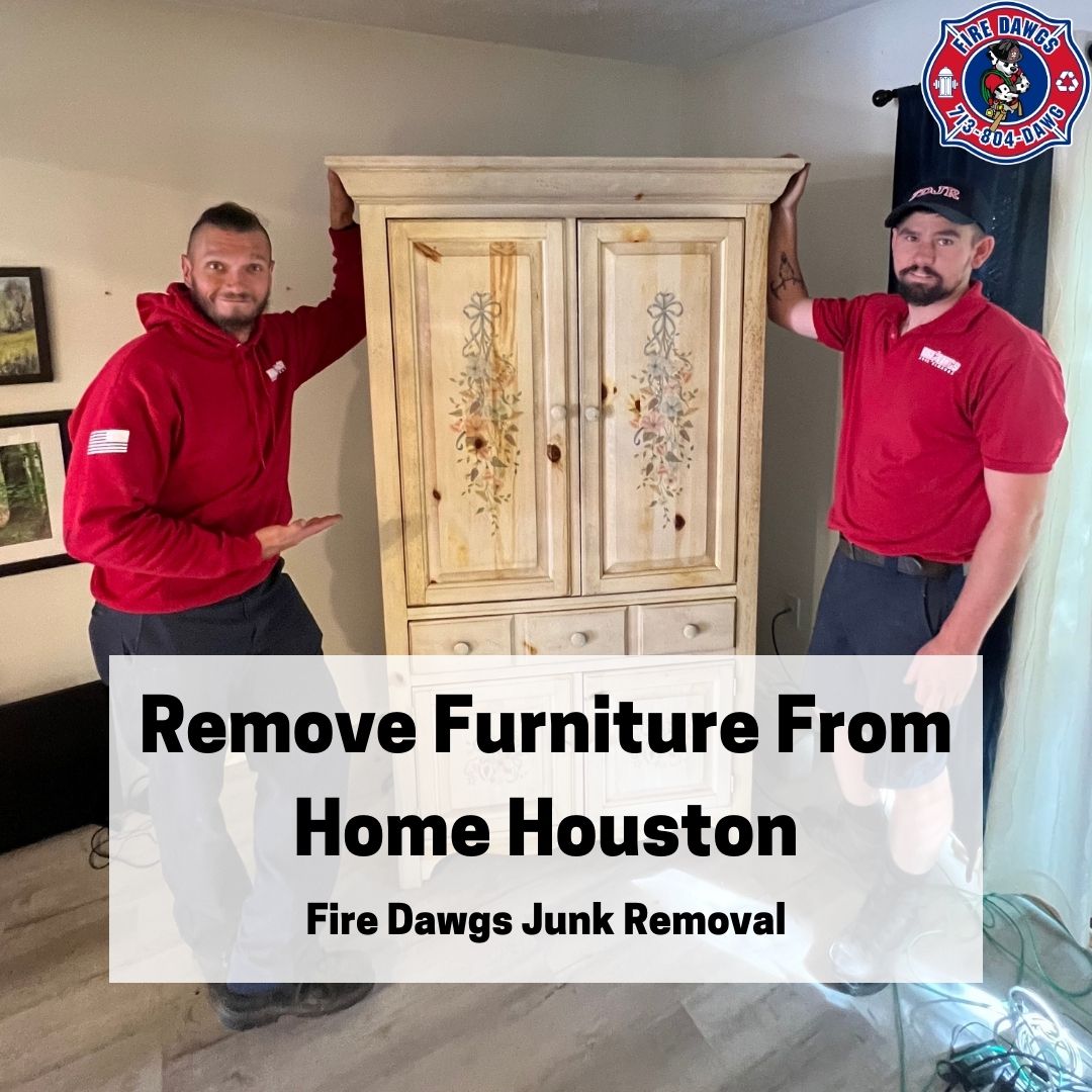 A Graphic For Remove Furniture From Home Houston