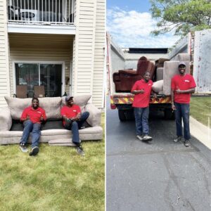 A Picture of Couch Removal Louisville