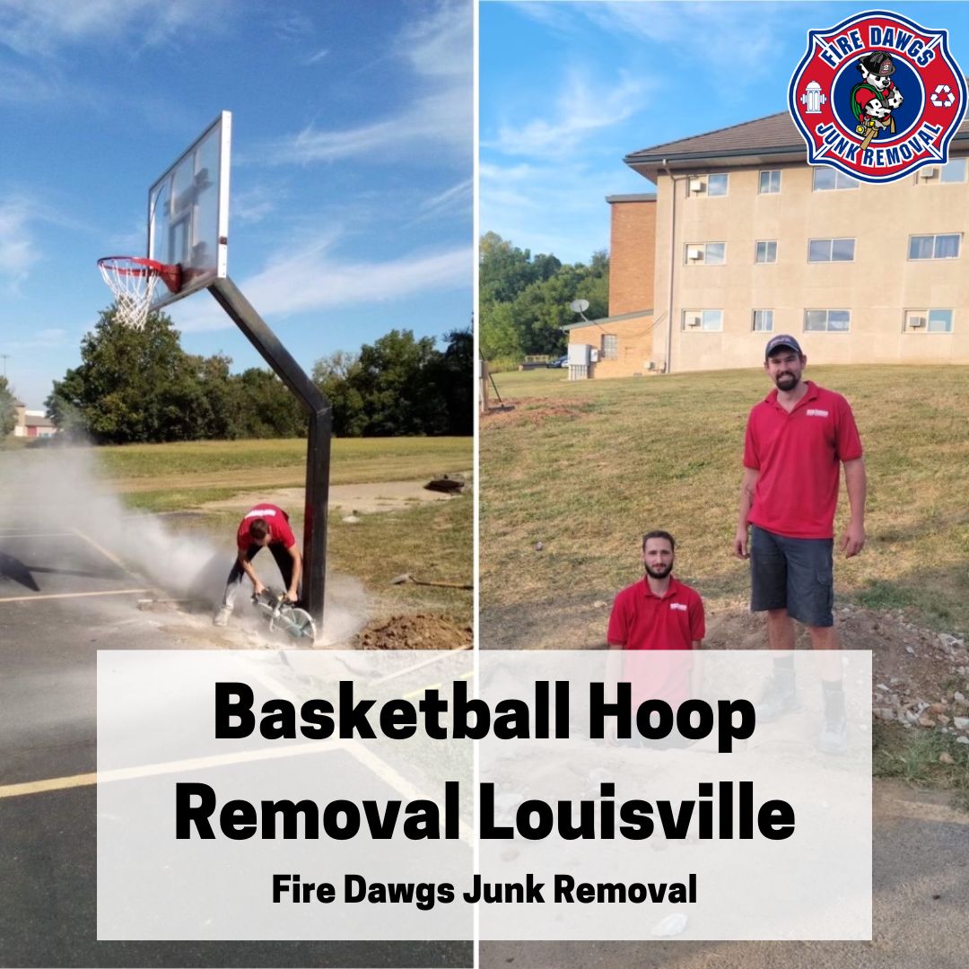 A Graphic for Basketball Hoop Removal Louisville