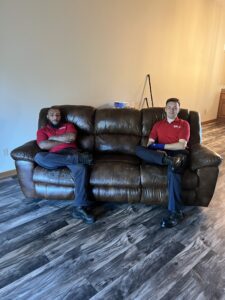 A Picture of Couch Removal Evansville