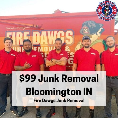 Junk removal in Bloomington by Fire Dawgs Junk Removal