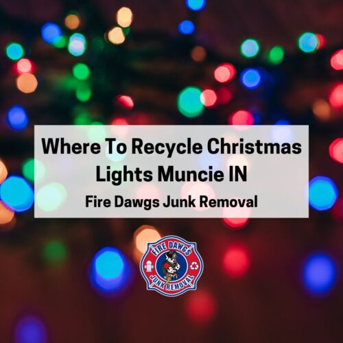 A Graphic for Where To Recycle Christmas Lights Muncie IN