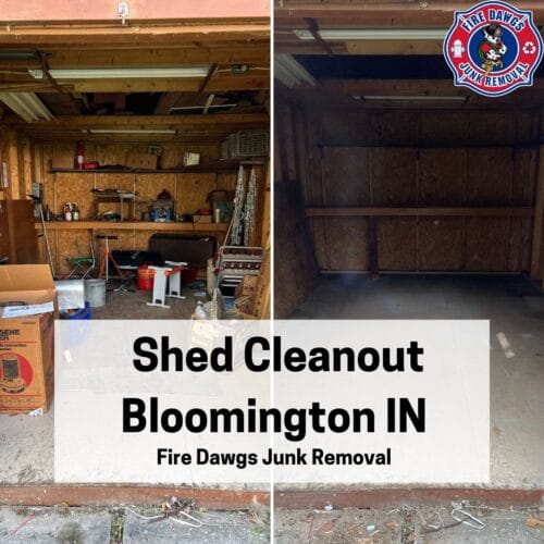 Garage cleanout service in Bloomington Indiana
