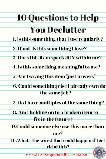 10 Questions to Help You Declutter