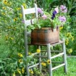 Planted Garden Chair