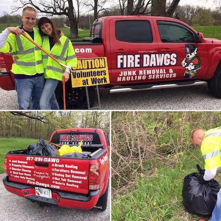 Fire Dawgs Junk Removal Brownsburg participating in Spring Clean Up 2019 