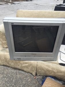 Image of TV disposal in Carmel IN
